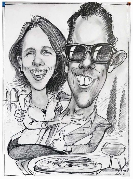 Шарж по фото! Портрет на день народження!  Гумористичний портрет!