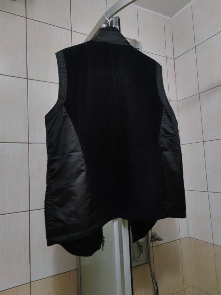 bezrękawnik XXL 2XL bluza sweter sweterek z dekoltem w serek classic P