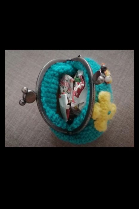 Porta moedas feito à mão