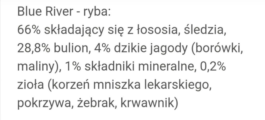 12x800g Wolf Blue River ryba dla Psa bez ZBÓŻ wysokiej jakości mięsna