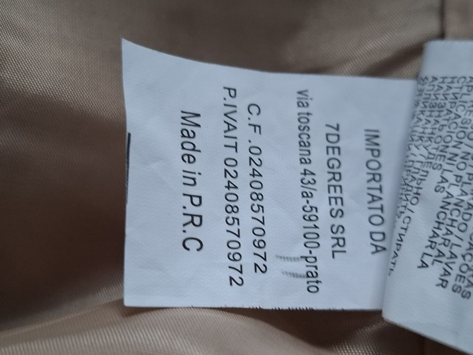 Marynarka dwurzędowa włoska sm beż