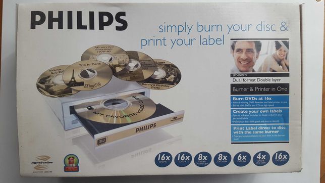 DVD Philips SPD6000FD/00 Lightscribe