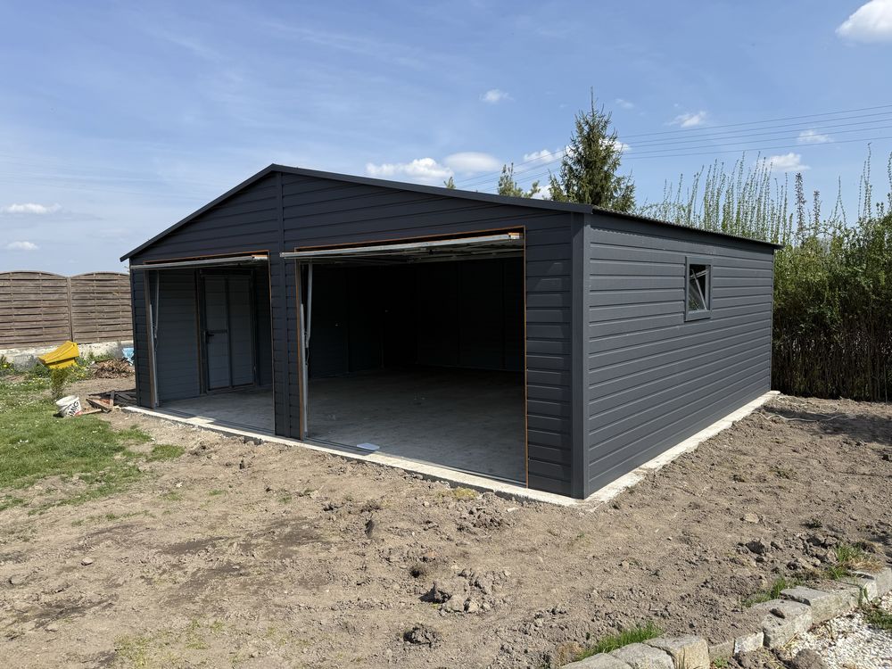 Garaż blaszany profil zamkniety 3x5,3x6,4x5,4x6,5x5,5x6,6x6,6x7,7x6,