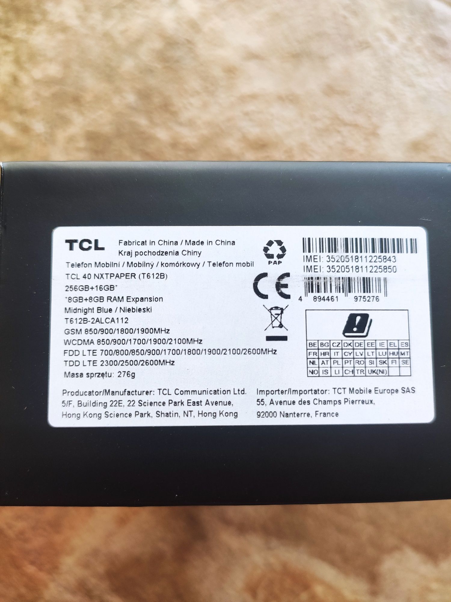 Smartfon TCL 40 Nxtpaper 8/256