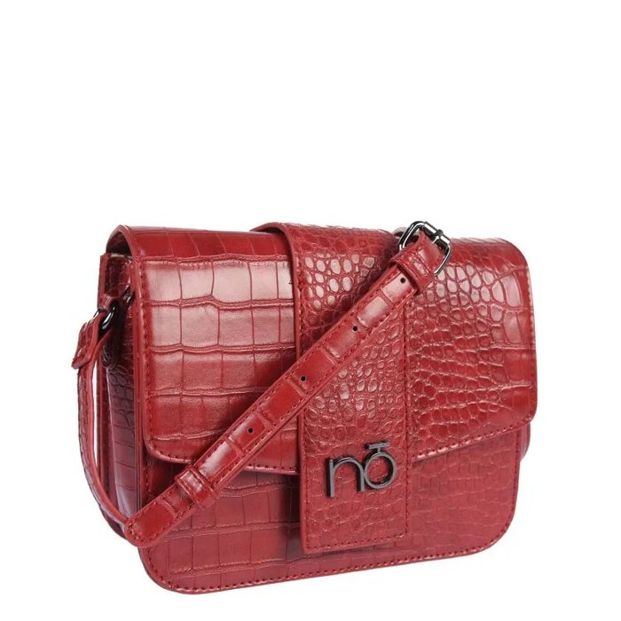 torebka listonoszka skóra ekologiczna nobo czerwony
