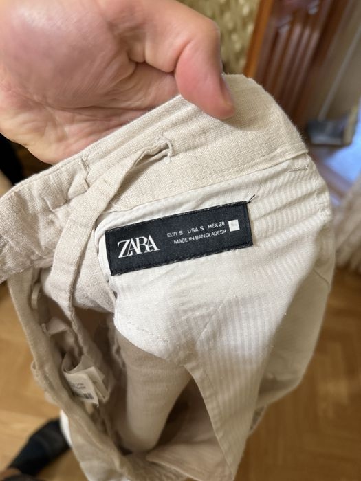 Льняные штаны Zara