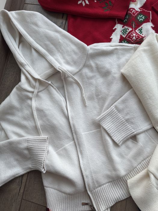 Кофта зіп худі, кардиган cher17, джемпер mango, вязаний светр