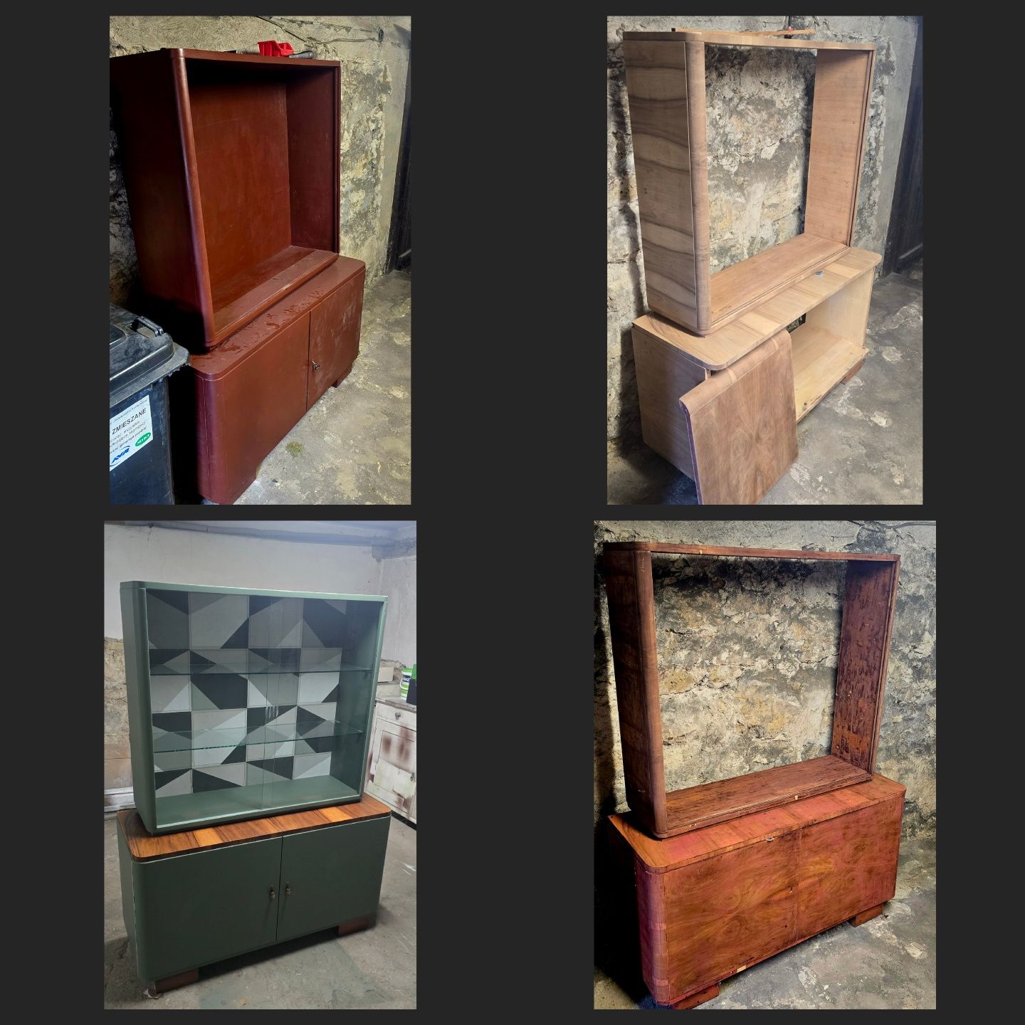 Witryna z lat 60- tych