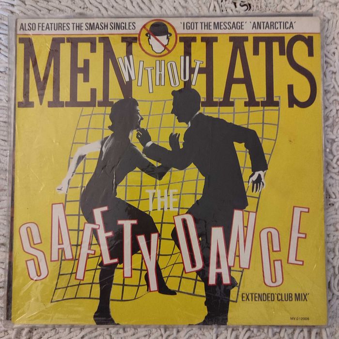 3 discos vinil Safety Dance, Billie Jean (Michael Jackson memorabilia)