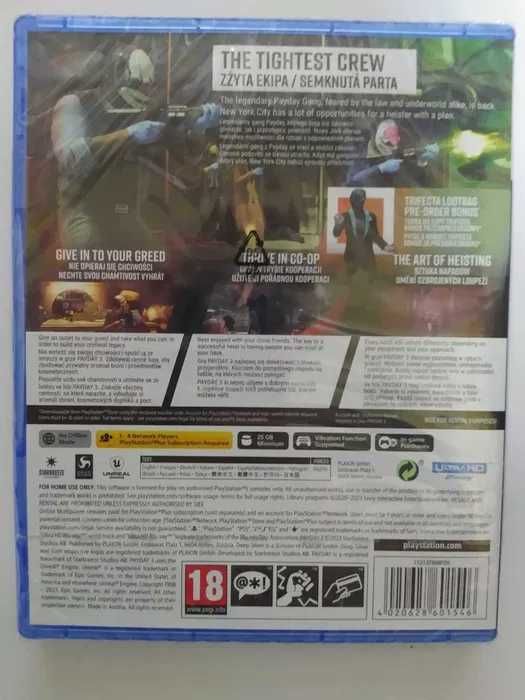 NOWA PAYDAY 3 Day One Edition PS5 gra tylko online