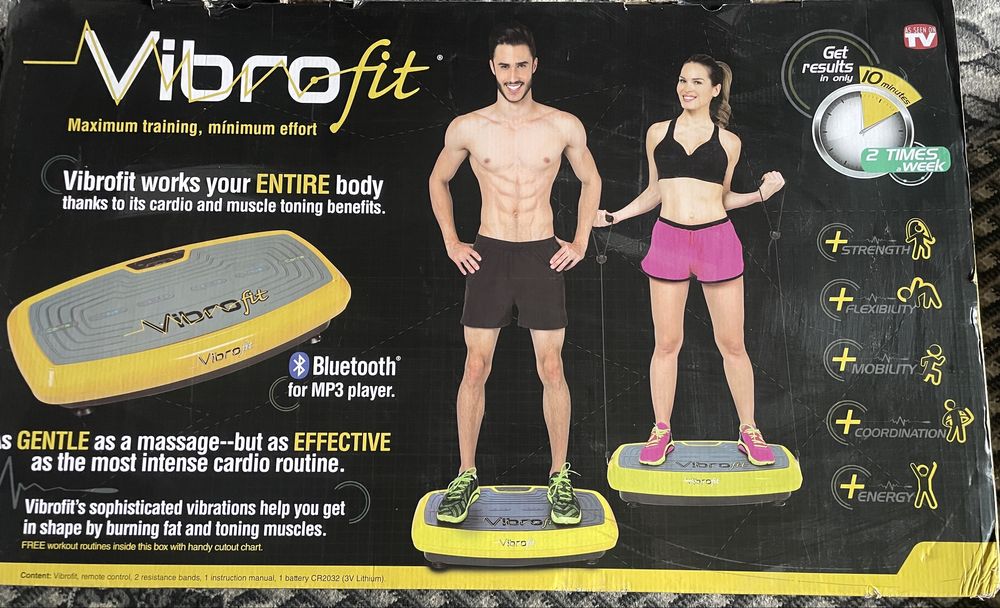 Vibrofit pratforma wibracyjna fitnes cwiczenia w domu
