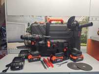 Акумуляторний набір STROMO PA210SET (Болгарка  Шуруповерт Перфоратор)