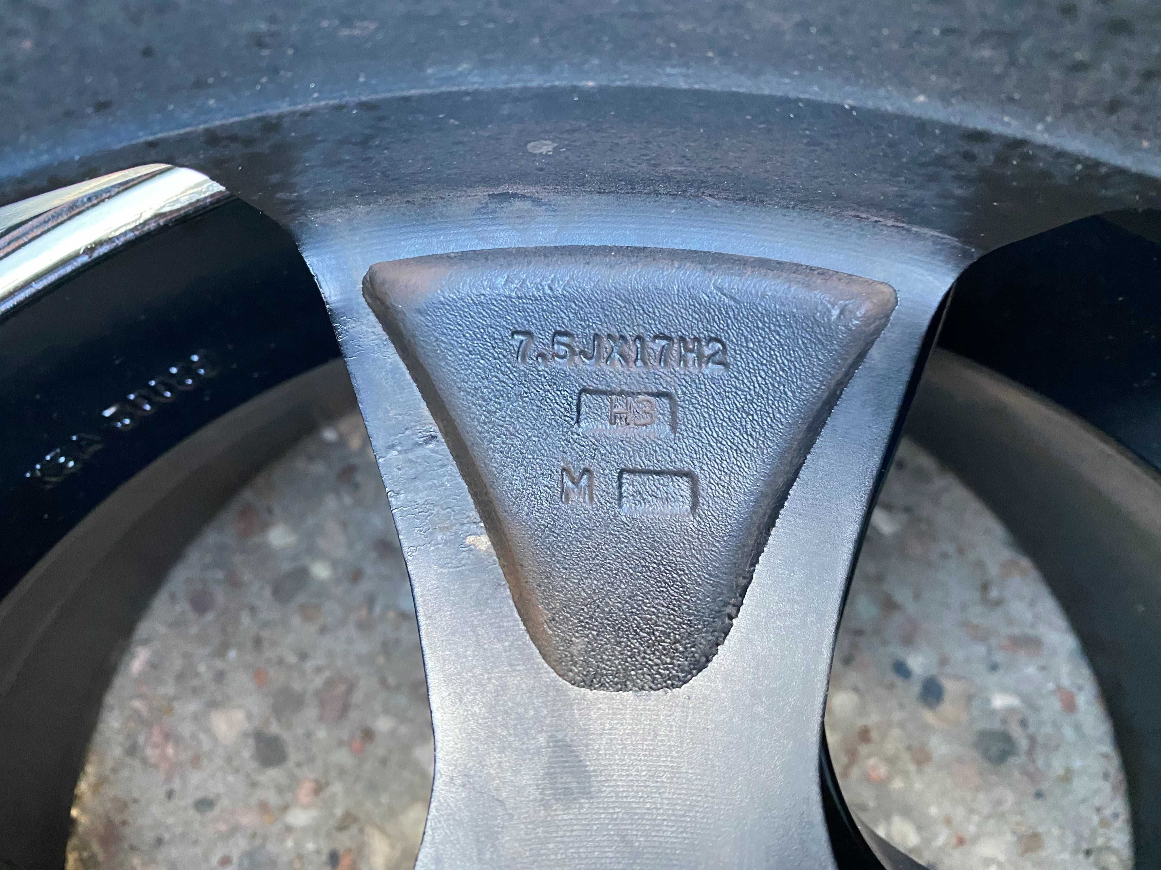 ALUFELGI AEZ VW Seat Skoda Mercedes 7,5jx17 cali ET47 5x112 czarne !