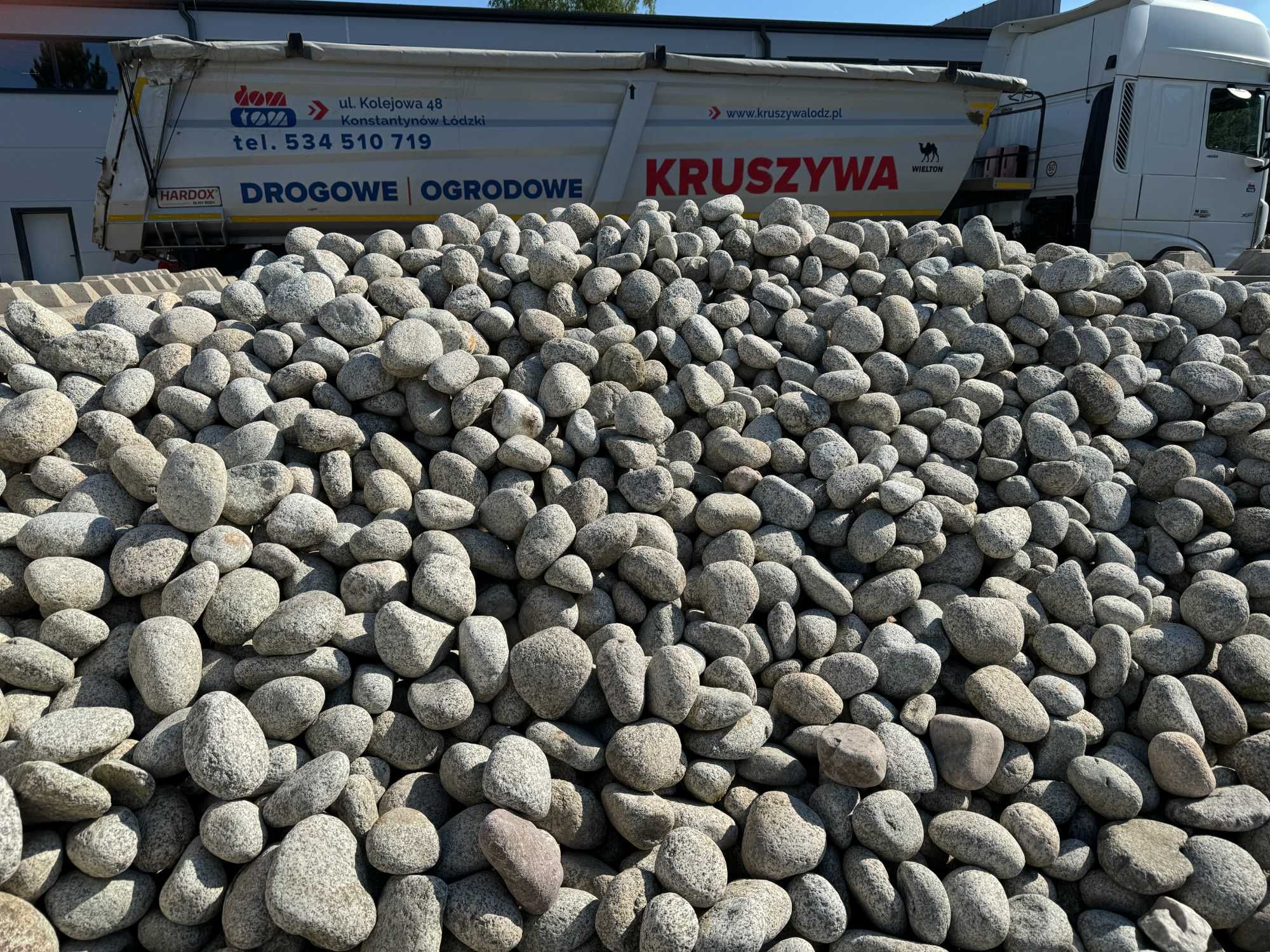 Dunajecki Kamień Otoczak Granitowy OKAZJA (Kamień Gabionowy)