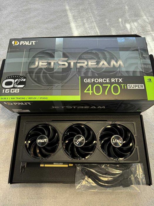 Karta graficzna Palit RTX 4070 Ti Super JetStream OC 16GB (stan nówki)