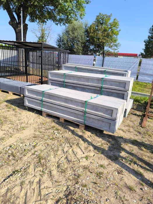 Podmurówka betonowa/Panel ogrodzeniowy GRAFIT