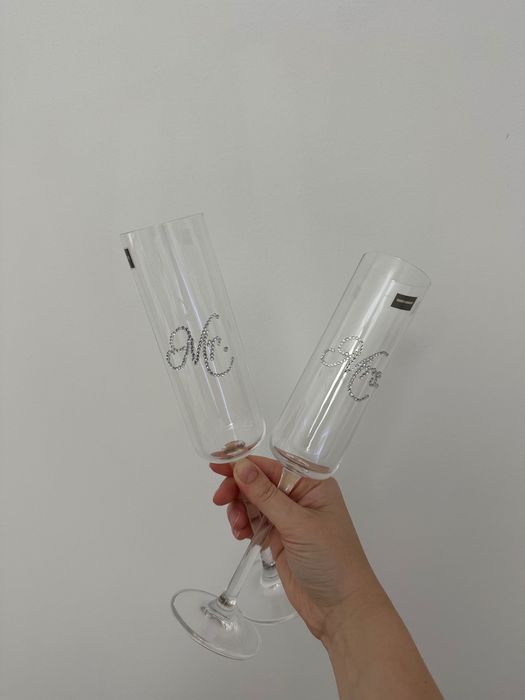 kieliszki ślubne Mr&Mrs