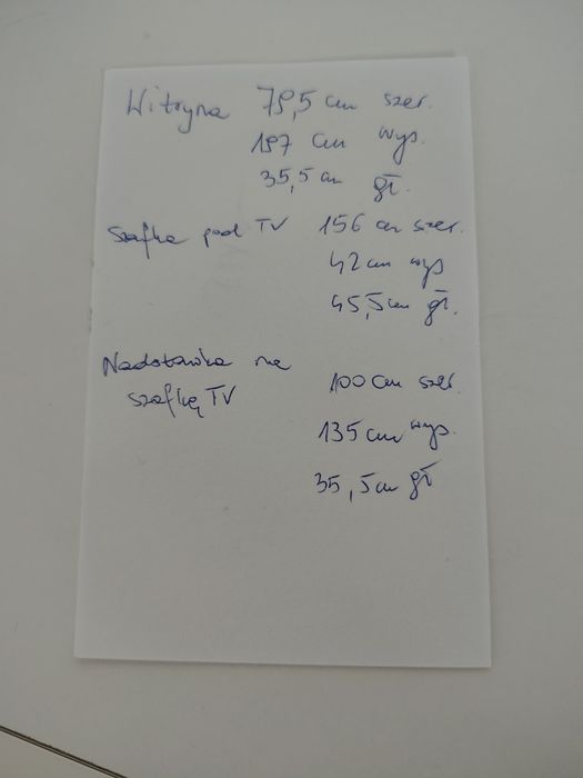 Komplet mebli podświetlenie LED