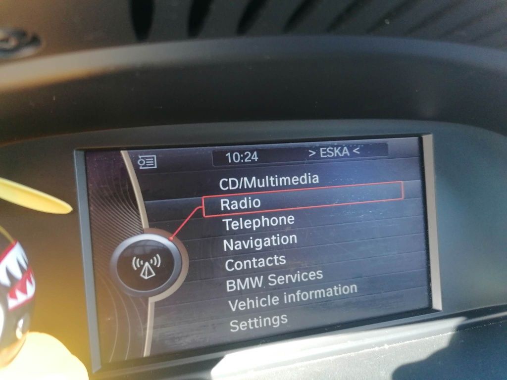 Ekran nawigacji CIC BMW E90