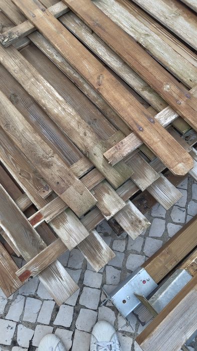 cerca  em madeira jardim