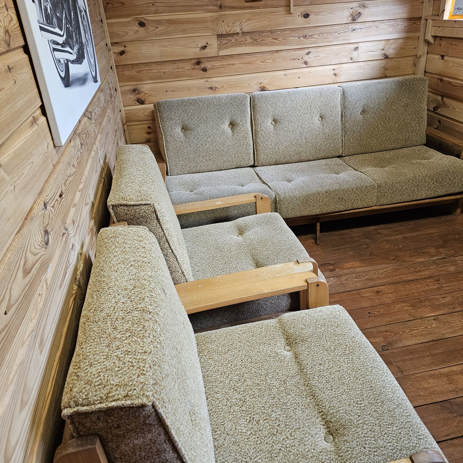 Komplet 2 x fotel plus 3 osobowa sofa