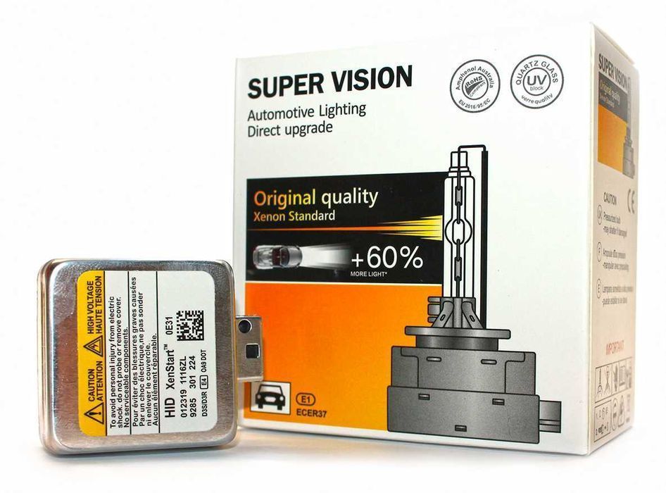 Лампа ксенонова D3S 35W Super Vision лампи бі ксенон штатні HID