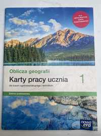 Oblicza geografii 1 karta pracy