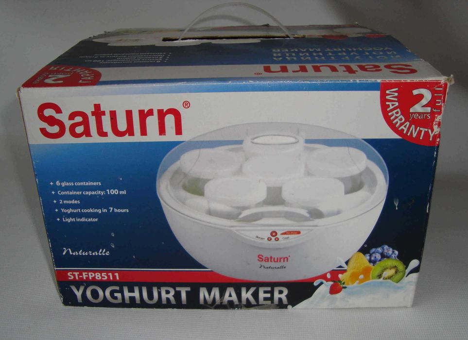 Йогуртница домашняя электрическая  SATURN ST-FP8511  0.5л 35Вт обмин н