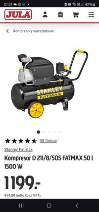 Kompresor Stanley D 211/8/50S FATMAX 50 l 1500 W