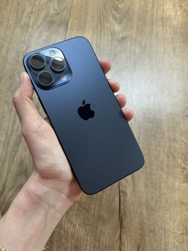iPhone 15 Pro Max 256Gb Neverlock blue titanium физ сим карта