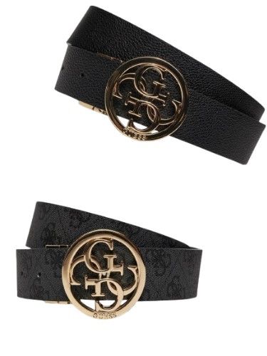 GUESS PASEK Dwustronny 2w1 Noelle + Torba prezentowa GRATIS r.L