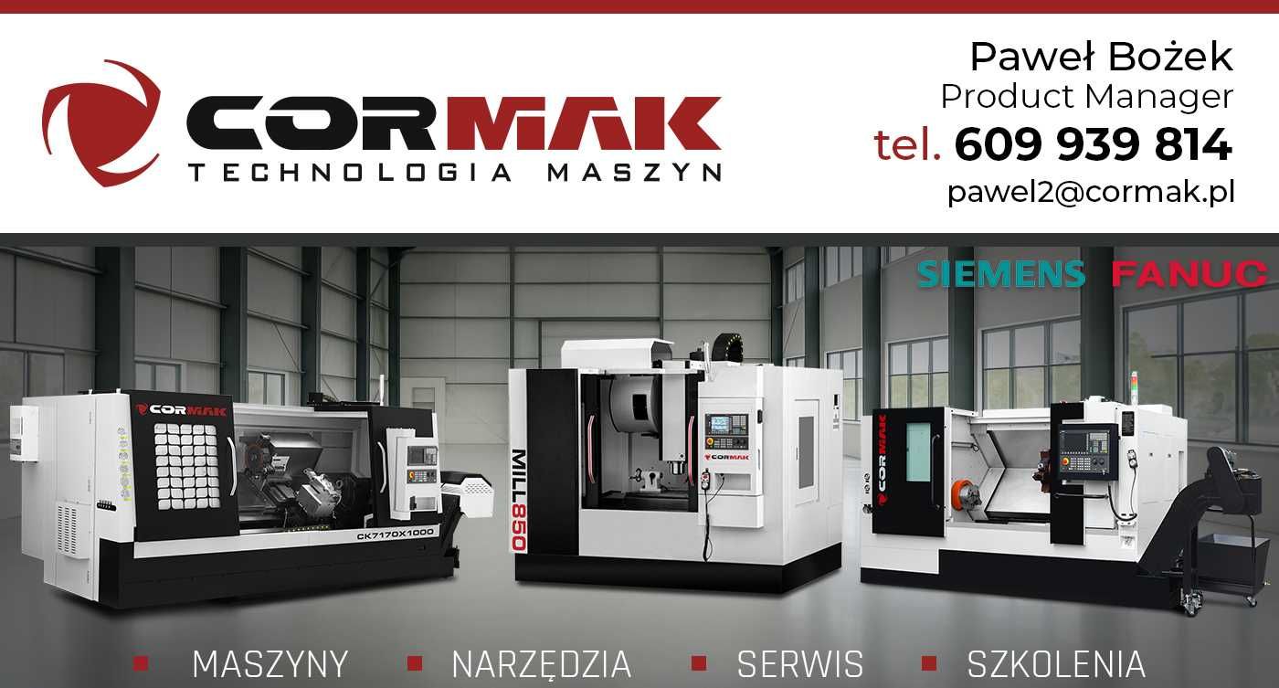 Tokarka Numeryczna CNC 400x1000 6 Narzędzi Sinumerik 808 CORMAK
