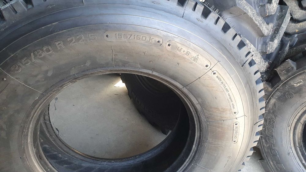 Bieżnikowane, budowlane opony 315/80R22.5 Profil B30 - XDY3 -c. BRUTTO