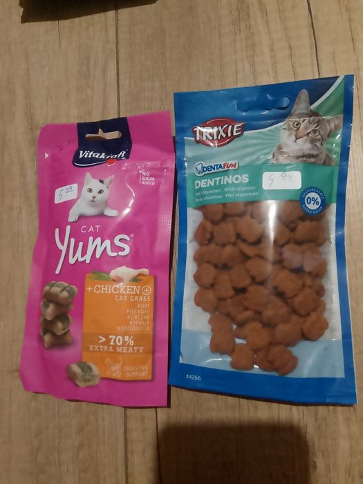 Przysmak dla kota karma przekaski
