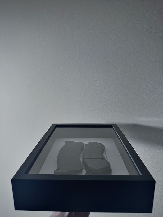 Porsche 992 Cup Obraz z Oryginalnych Klocków Hamulcowych UNIKAT!