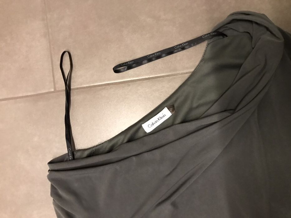 Sukienka khaki Calvin Klein