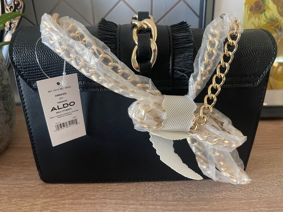 Stylowa torebka ALDO Annassi – czarna