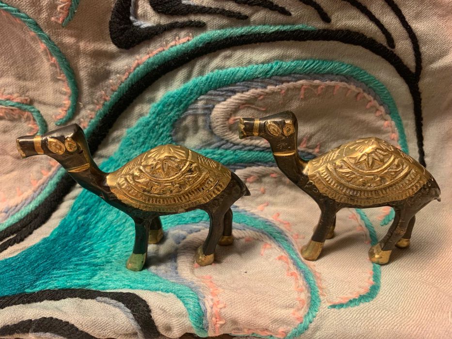 статуэтки из бронзы Верблюды