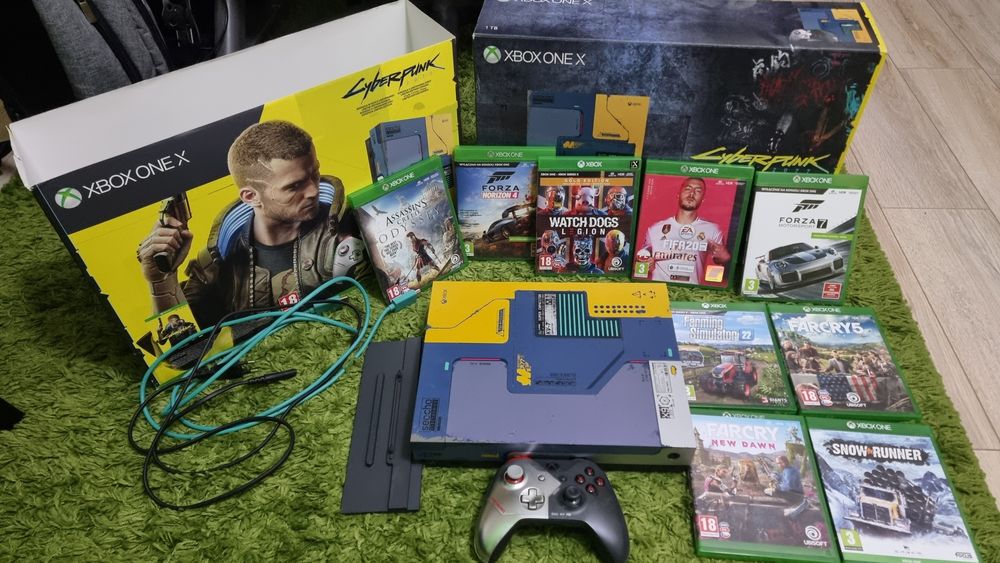 XBOX ONE X Cyberpunk 1TB  z grami