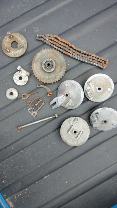 Опорні барабани колес мопеда СССР та иншиє запчастини