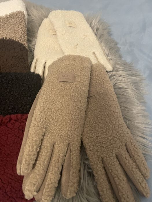 Rękawiczki ugg kolory baranek mieciutkie