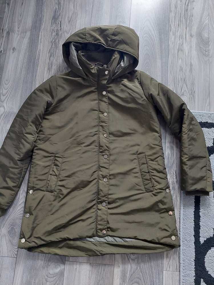 Stradivarius oliwkowa kurtka M