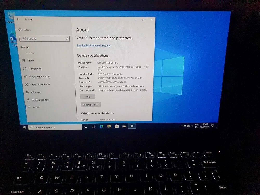 Dell XPS 9350 I5 6200u IPS 8GB 512GB Win 10