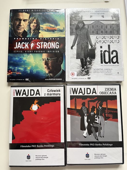 NOWE FILMY DVD Ziemia Obiecana Człowiek z Marmuru IDA Jack Strong