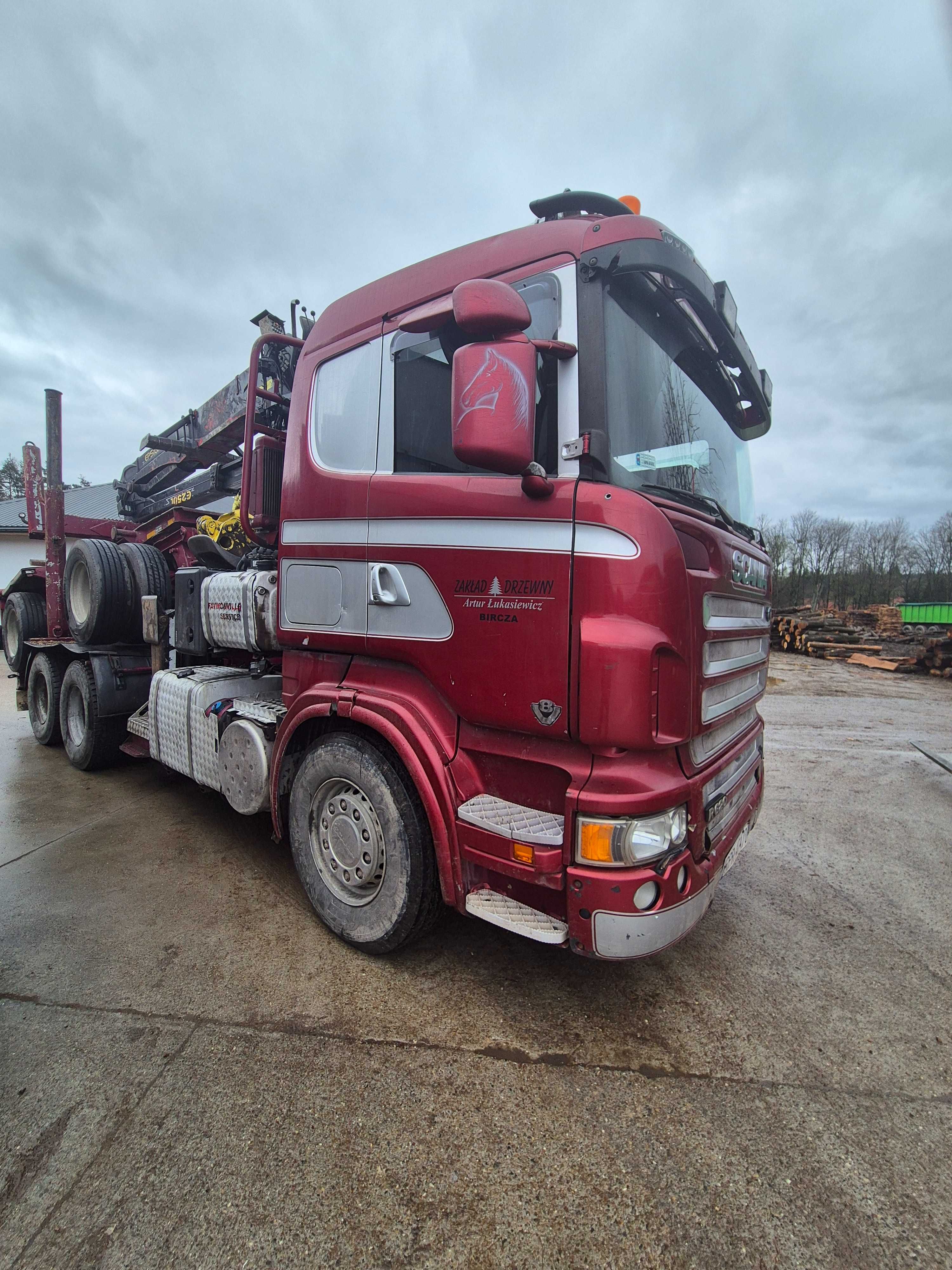 Scania R620, do drewna dłużycy