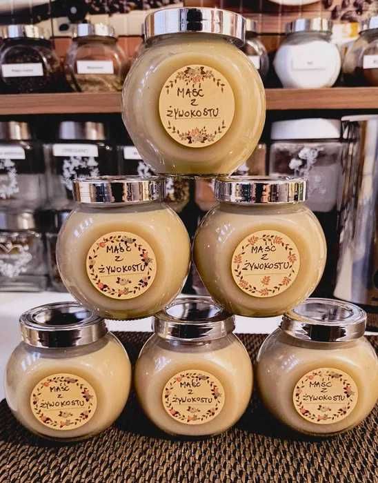 Maść z Żywokostu. Naturalna na Gęsim smalcu. Mocna i skuteczna, 190 ml