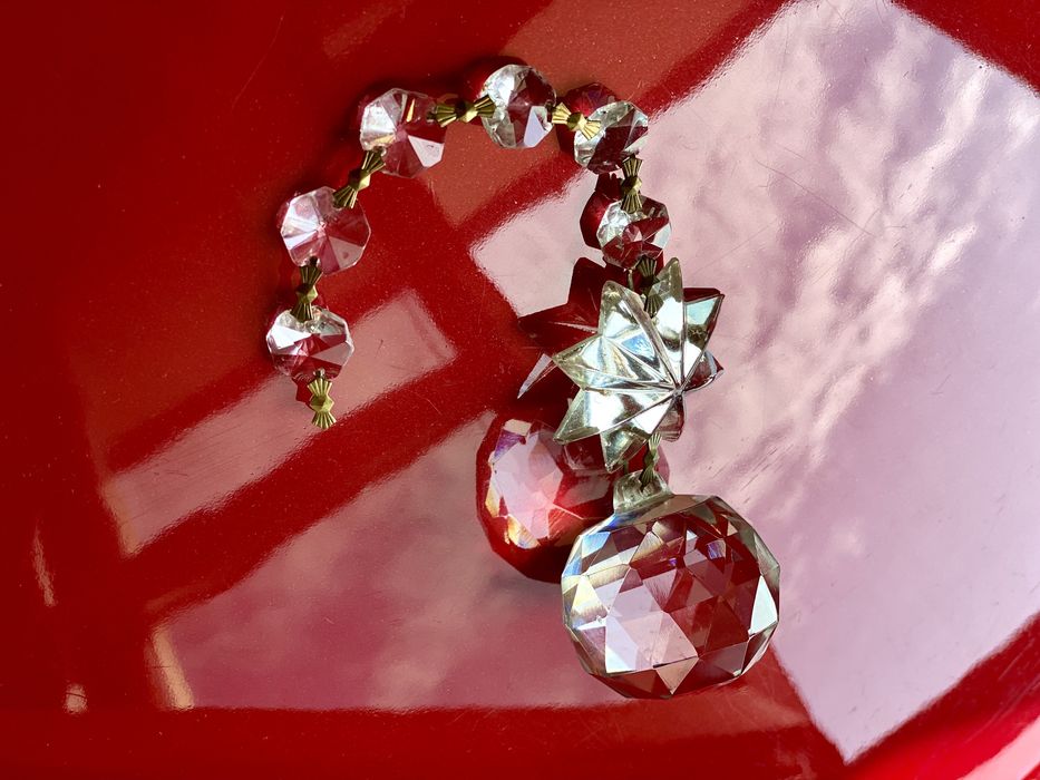 Хрустальные подвески для люстры,бра.БОЛЬШОЙ хрустальный Шар.Чехия.