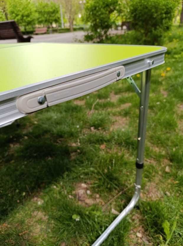 Столик для пікніка зелений стільці кемпінговий стіл валіза новий