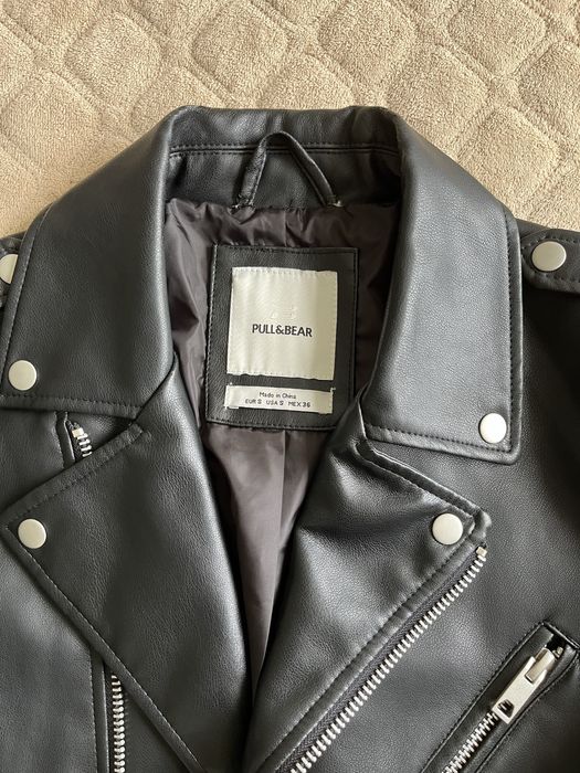 Чоловіча косуха зі штучної шкіри Pull&Bear