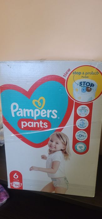 Памперси трусики Pampers 6 84шт